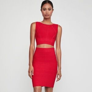 BCBGMAXAZARIA Fenella Cropped Top & Bandage Skirt